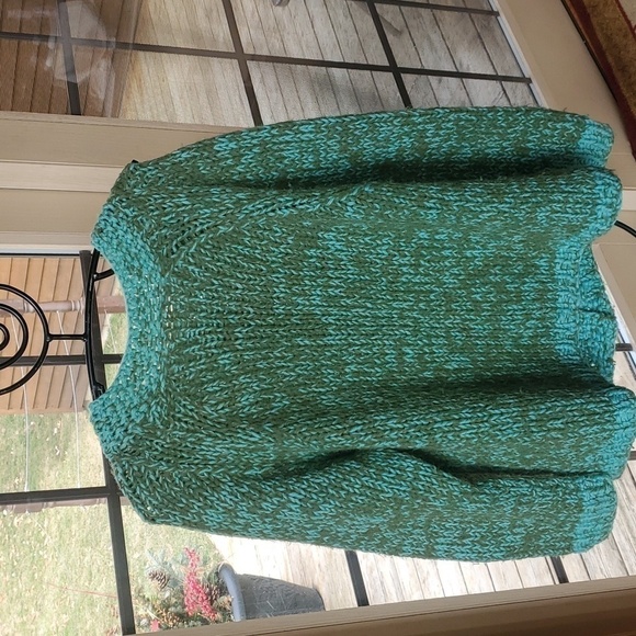 Vintage Unique Handmade Full Buttoned Sweater Sz. L Cardigan - Picture 4 of 7